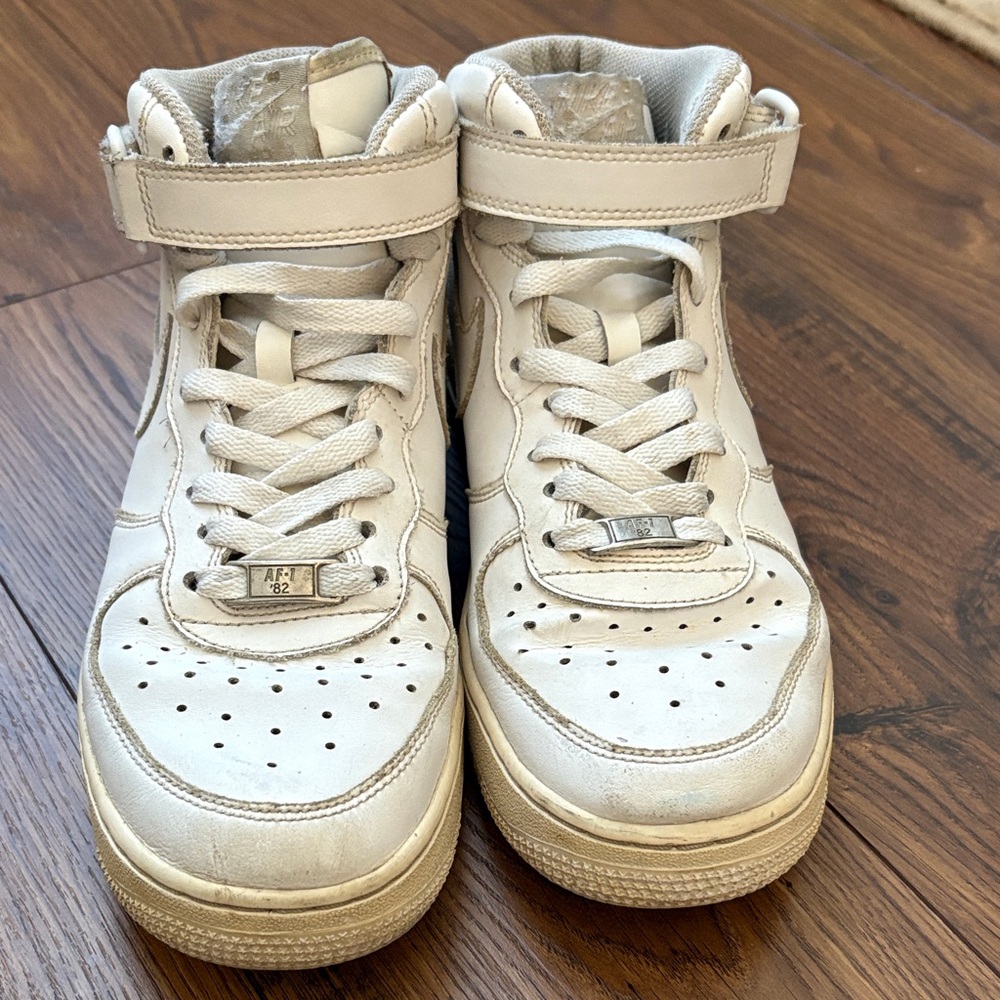 Kids Nike Air Force Ones High-Top Sneakers